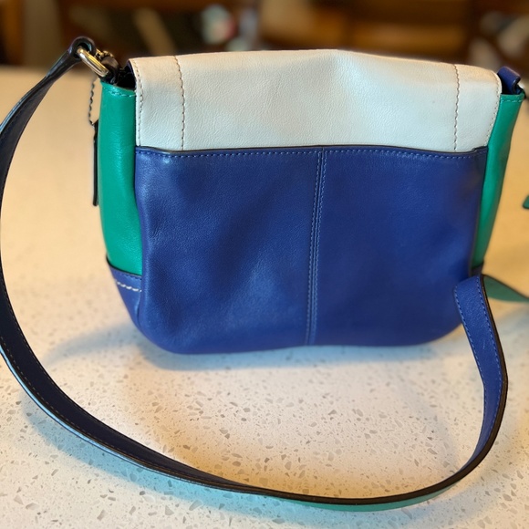 Coach PARK COLORBLOCK VIOLET (COACH F24801) SILVER/FRENCH BLUE MULTI - Picture 6 of 16